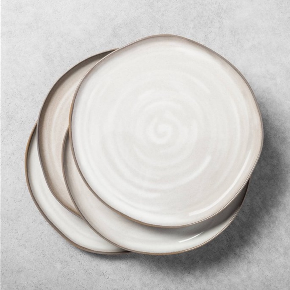 Hearth and Hand with Magnolia Stoneware Reactive Dinner Plates - Gray